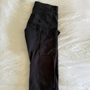 Stanley black carpenter workwear pants size 36